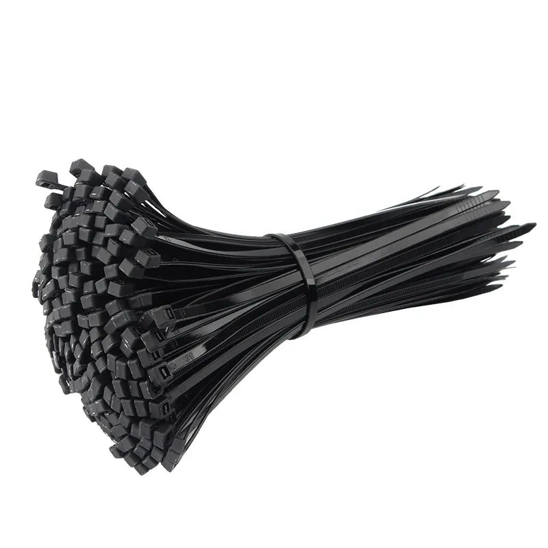 1000Pcs/pack Nylon Cable Ties 3*150mm Width 2.5mm Black Color Factory Standard Self-locking Plastic ,Wire Zip Tie High Quality Peaceful Pleasures Health and Wellness