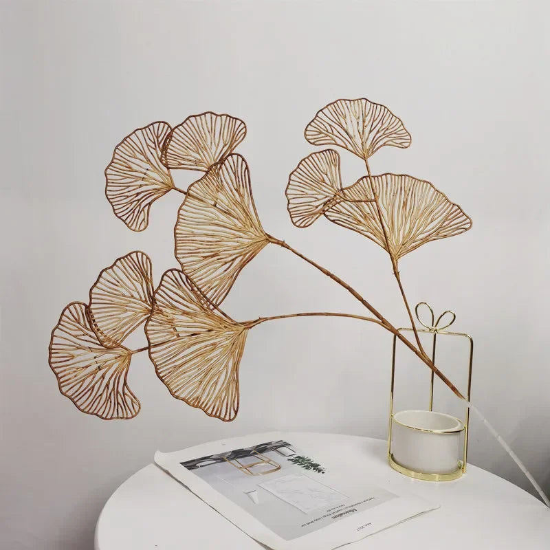Silk Artificial Willow Bouquet | Fake Green Leaves for Home & Wedding