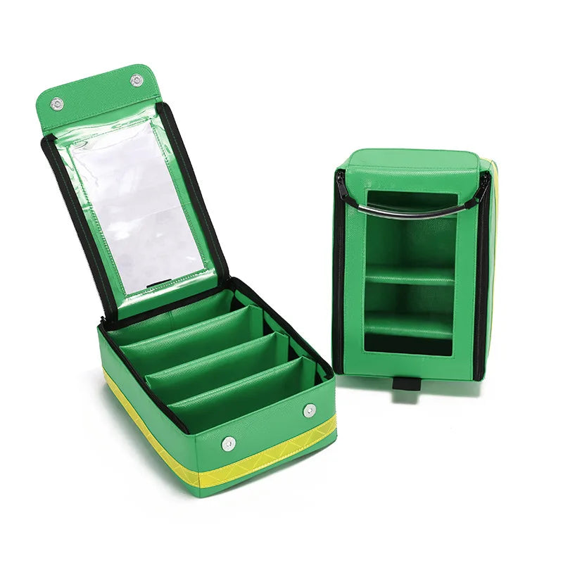 Rescue Waterproof First Aid Kit, Lightweight Fireproof Bag, Emergency Sorted Survival Supplies for Outdoor Floating Swimming Peaceful Pleasures Health and Wellness green