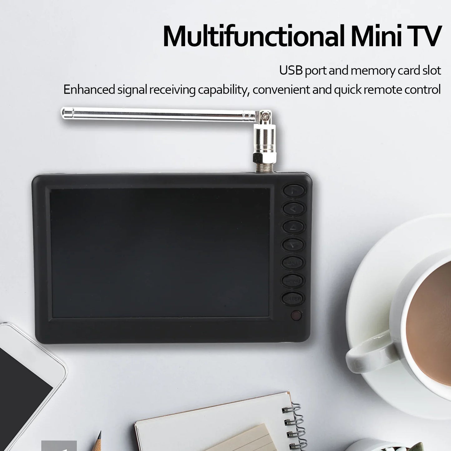 LEADSTAR 5" Portable ATSC Digital TV – Car, Camp & Kitchen