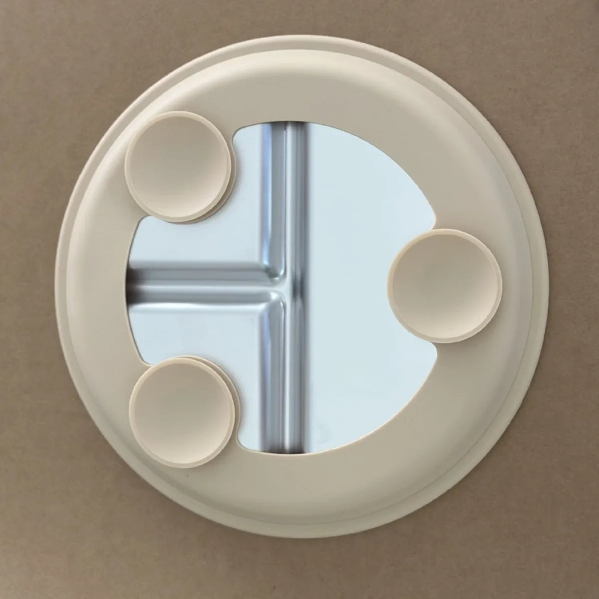 Stainless Steel Baby Suction Plate – BPA-Free, Detachable Silicone Suction Base, 9-Inch, Dishwasher Safe
