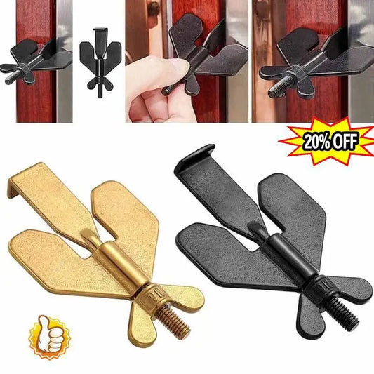 Portable Travel Door Lock – Stainless Steel Security Stopper Portable Door Lock Oasis Select