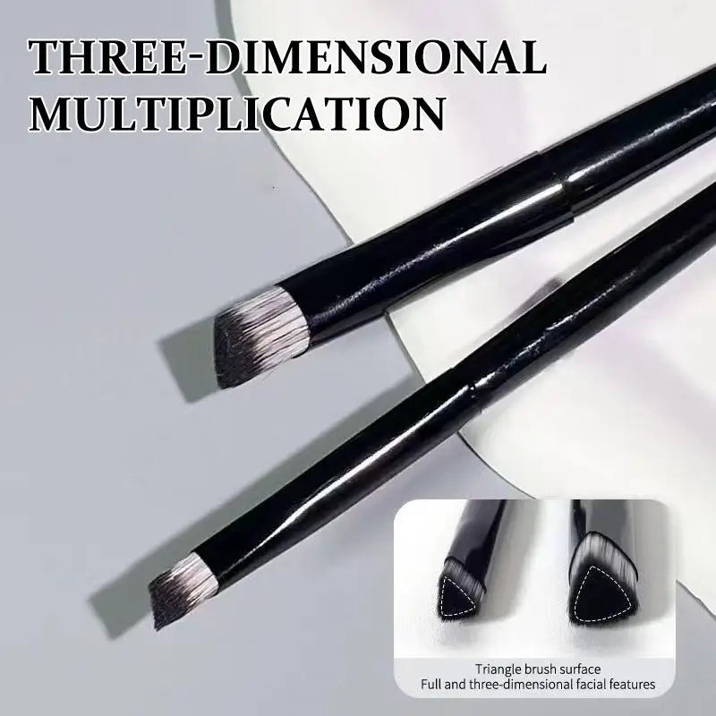 Professional Foundation Brush Triangular Brush Head Liquid Foundation Shadow Concealer Brush Women Face Base Makeup Beauty Tools Peaceful Pleasures Health and Wellness