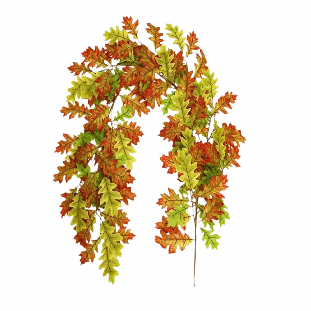 Artificial Silk Willow Vine Garland 180cm – Green Leaf Décor
