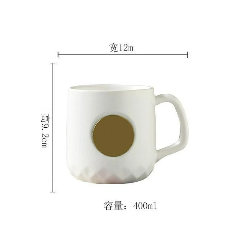 Large Ceramic Coffee Mug | Handcrafted Pottery Tea Cup