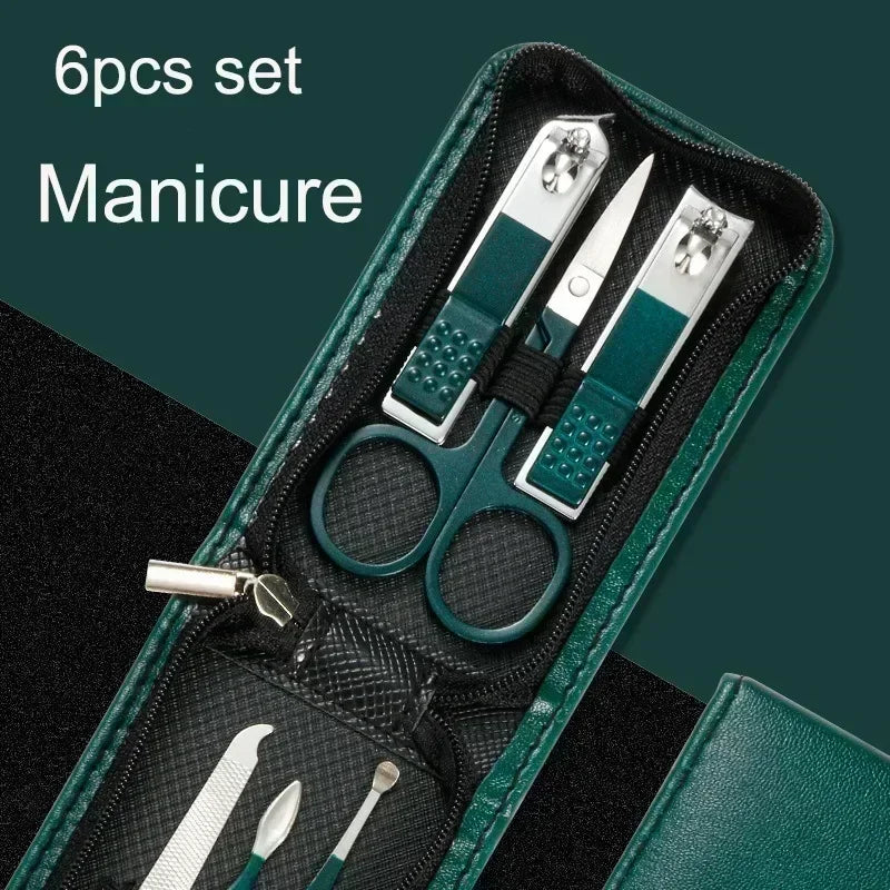 6-Piece Manicure & Pedicure Nail Clipper Set for Men & Women