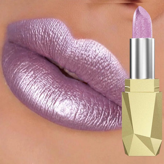 KAFURUX Glitter Metallic Lipstick – Pearlescent Lip Tint & Balm Glitter Lipstick Oasis Select 101