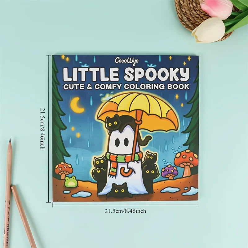 LITTLE SPOOKY Coloring Book Featuring Adorable Creepy Creatures