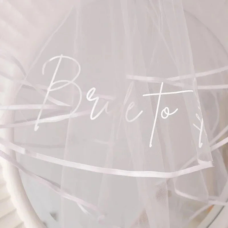 Bride to Be Veil – Bachelorette Hen Party Bridal Shower Prop