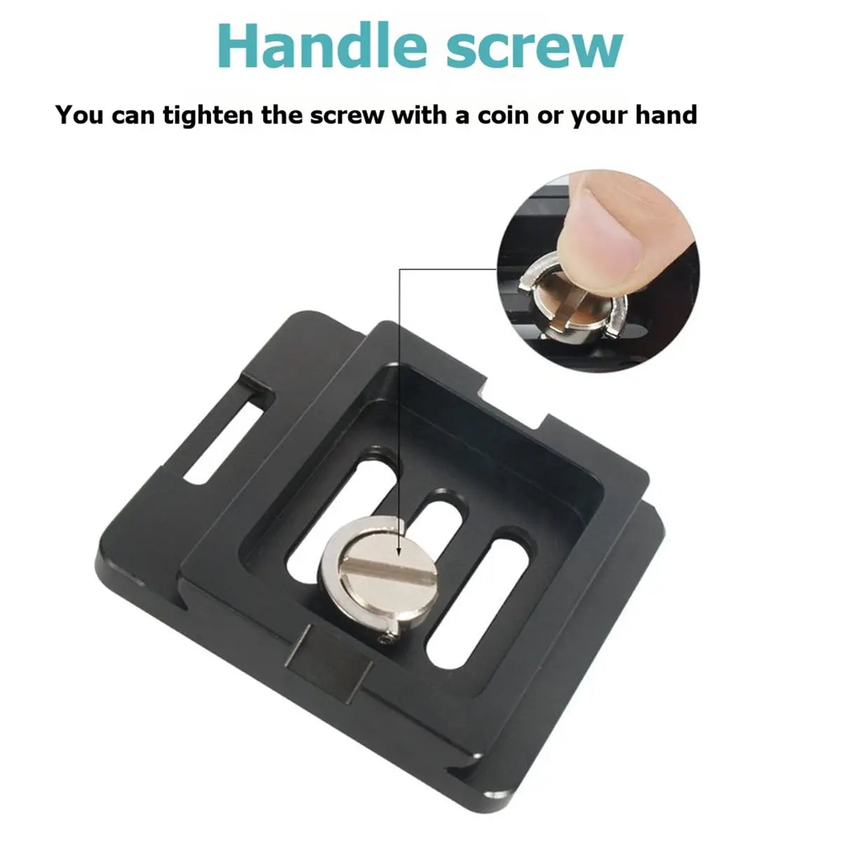 (ABDH) TY-50 Quick Release Plate 1/4 Screw for Tripods SLR Camera SIRUI G10 G20C10 KX10 Y10 A1205 A1005 Quick Release Plate Peaceful Pleasures Health and Wellness