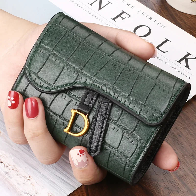 Women's Mini PU Leather Wallet & Multi-Card Holder Clutch Mini Leather Wallet Peaceful Pleasures Health and Wellness