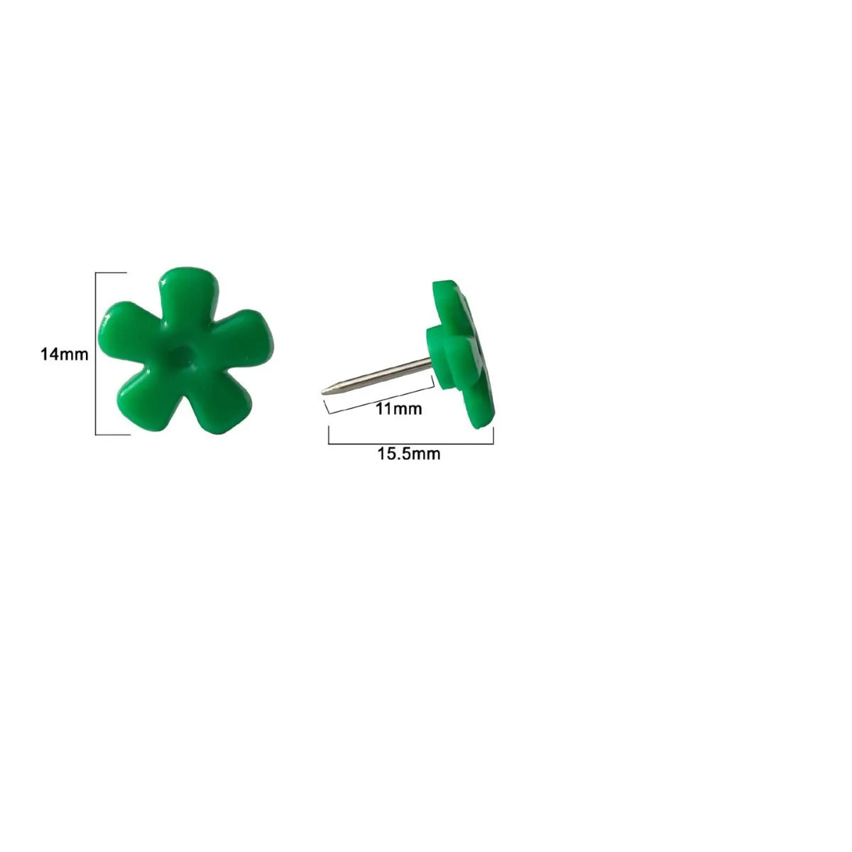 Bview Art Floral Plastic Push Pins Creative Decorative Thumbtacks