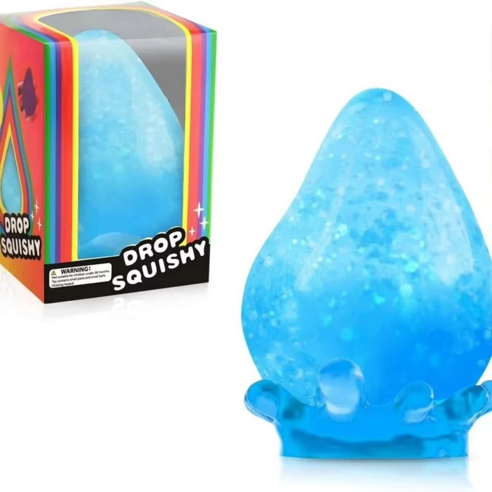 Water Drop Squishy Slow Rising Sensory Fidget Toy | Kids & Adults