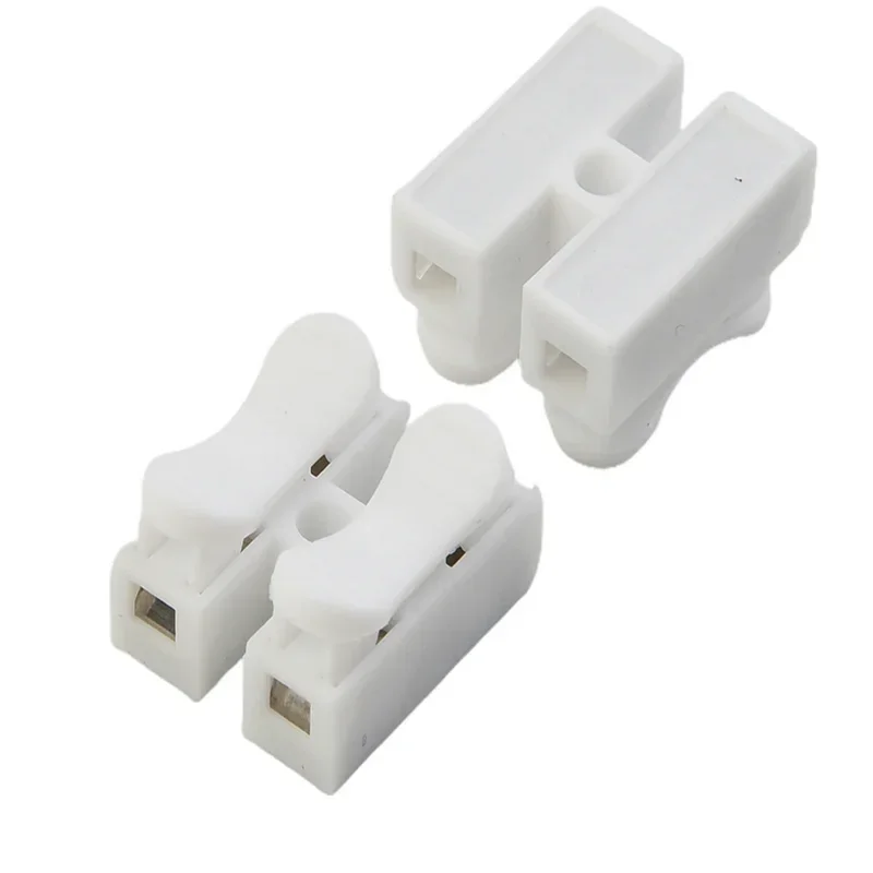 20pcs CH2 Spring Quick Wire Connectors Cable Clamps Terminal Block LED Strip Light Replace Electrical Tapes Cable Clamp Tools Peaceful Pleasures Health and Wellness
