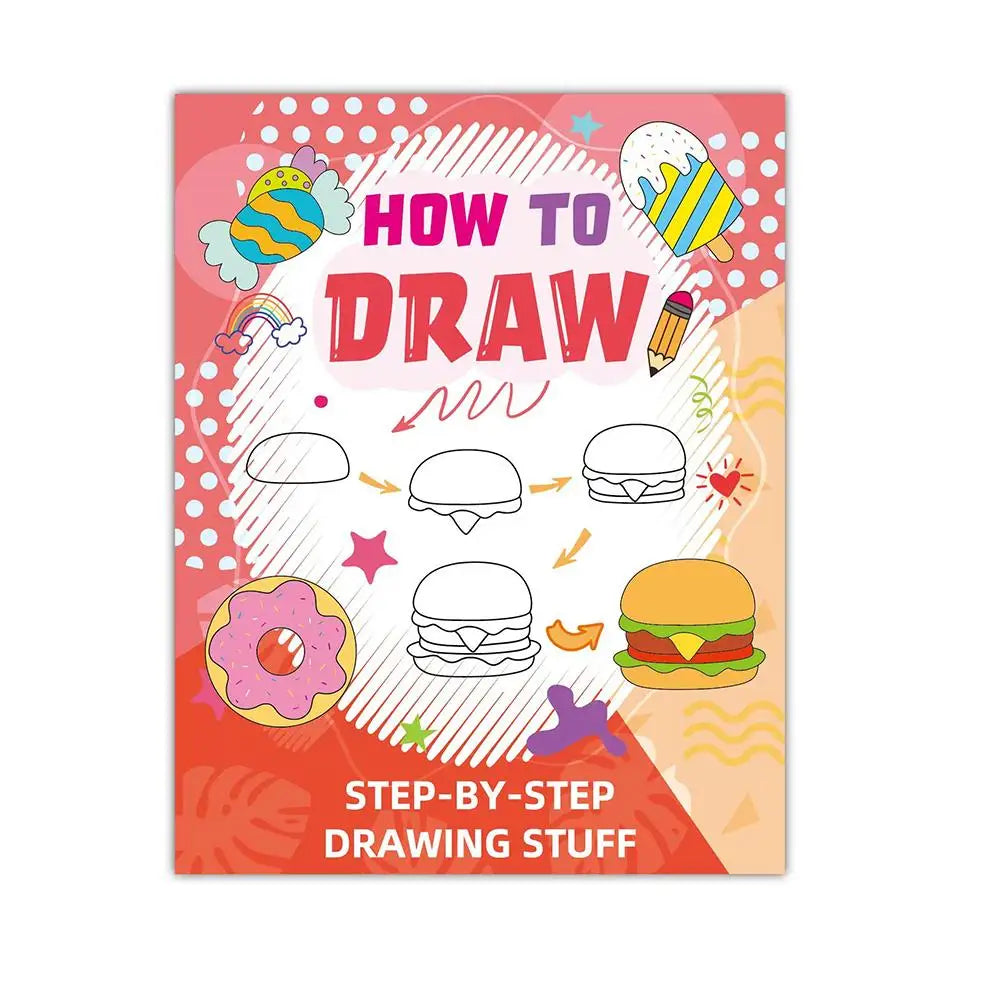 Animal Cartoon Sketch Book Step How Draw Drawing Practice Coloring