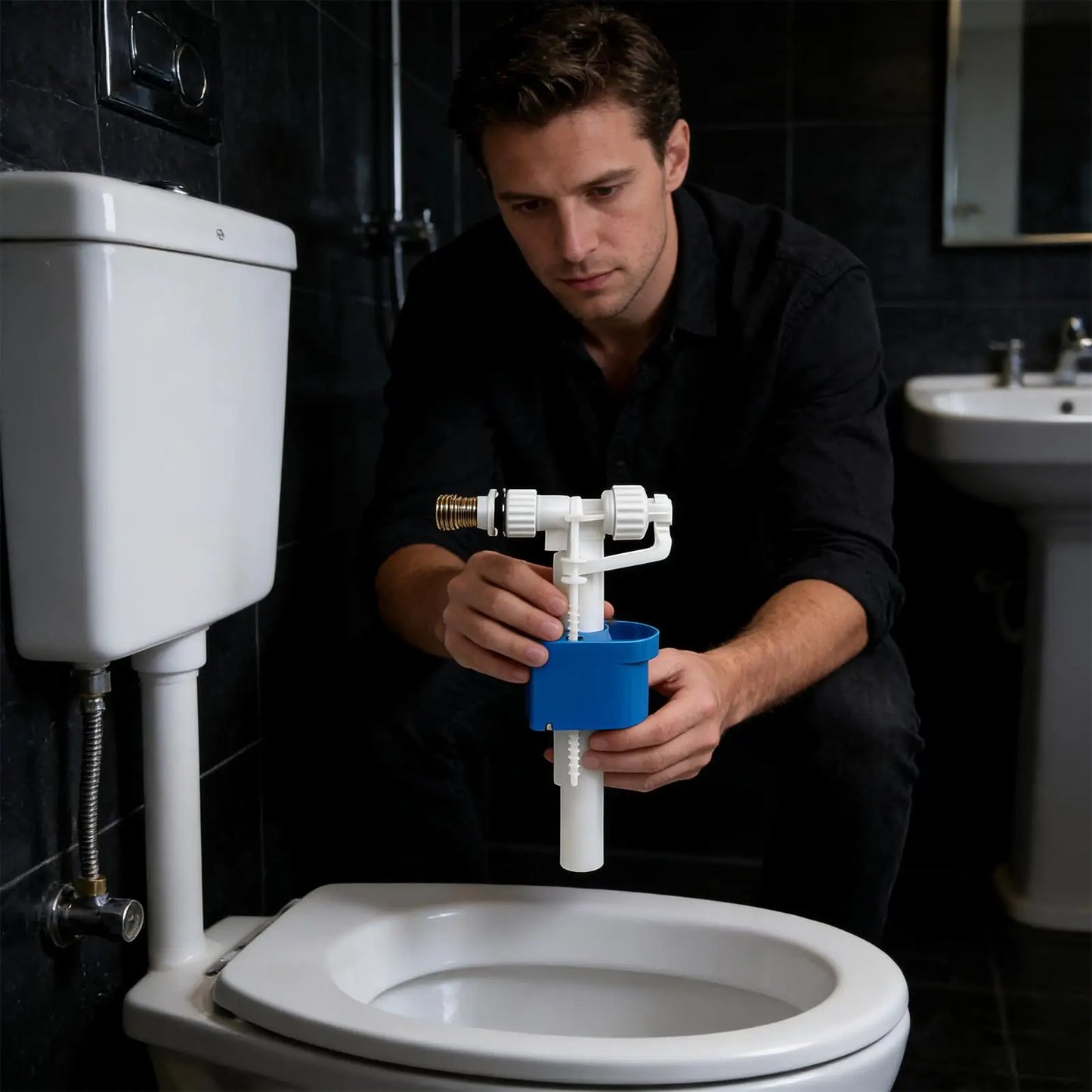 Side-Entry Toilet Float Fill Valve Replacement Kit – Leak-Proof