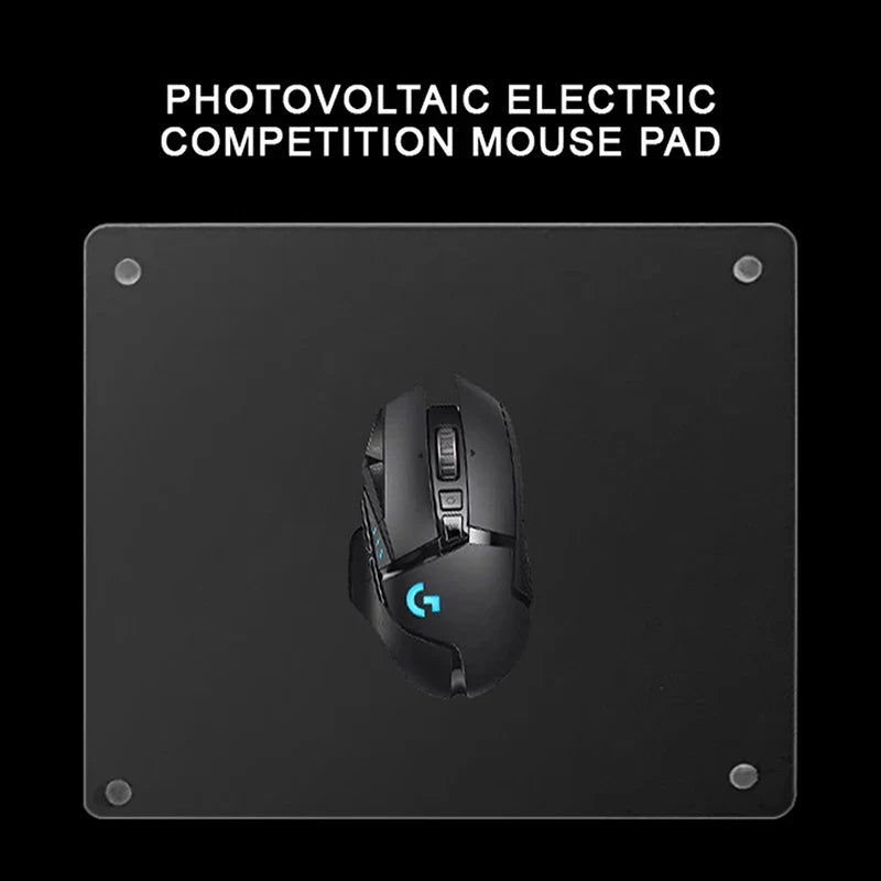 KOQZM Glass Gaming Mouse Pad | Water-Resistant Esports Mat