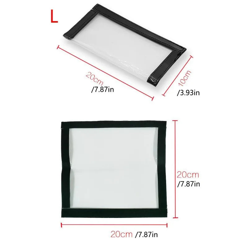 Clear PVC Fishing Lure Wrap Hook Covers 2-Pack (M & L) | JSHANMEI Fishing Lure Cover Peaceful Pleasures Health and Wellness