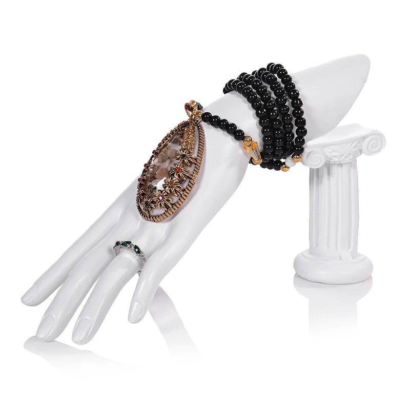 Resin Abstract Bust Mannequin Head Jewelry Display Stand