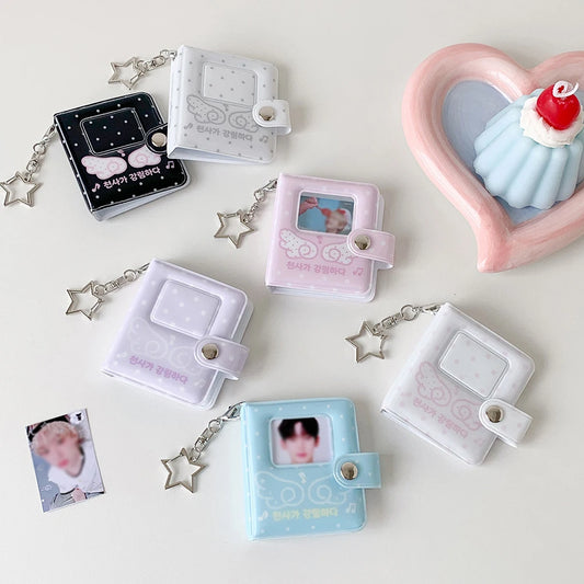 Ins Little Wings Mini Album Student Headstick ID Photo Storage Star Peaceful Pleasures Health and Wellness
