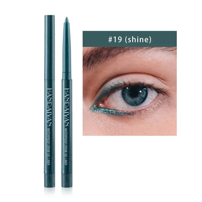 Handaiyan 20-Color Waterproof Matte Gel Eyeliner Pencil