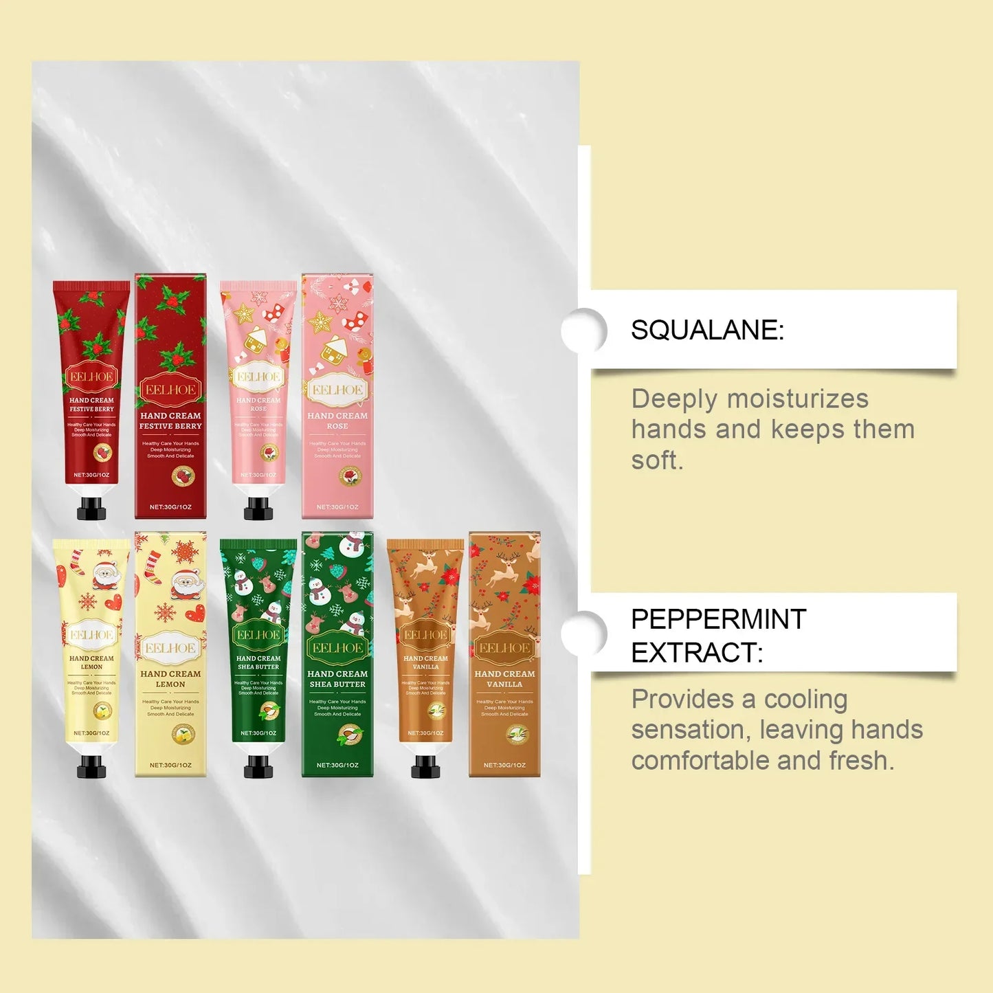 EELHOE Vitamin E Moisturizing Hand Cream – Skin Repair & Hydration Peaceful Pleasures Health and Wellness