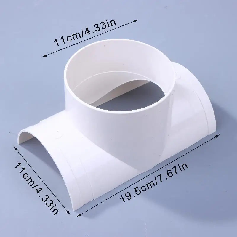 New PVC Open Tee Pipe Joint Repair Patch Drain Pipe Adapter Tube Connectors For Home Outdoor Industrial Plumbing Accessories Peaceful Pleasures Health and Wellness A6