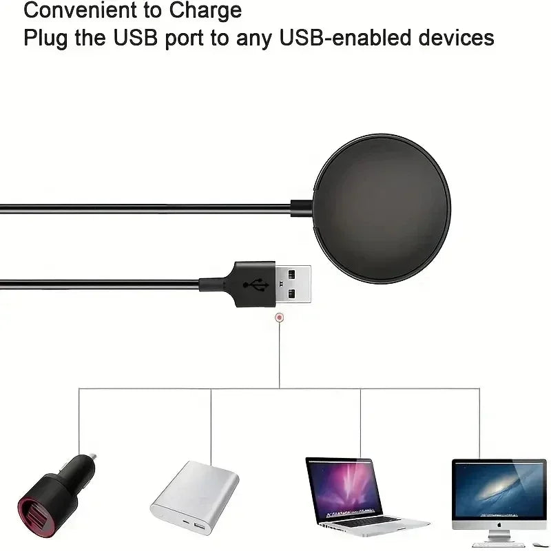 Wireless Charger for Samsung Galaxy Watch 5 Pro/4/3/Active Peaceful Pleasures Health and Wellness