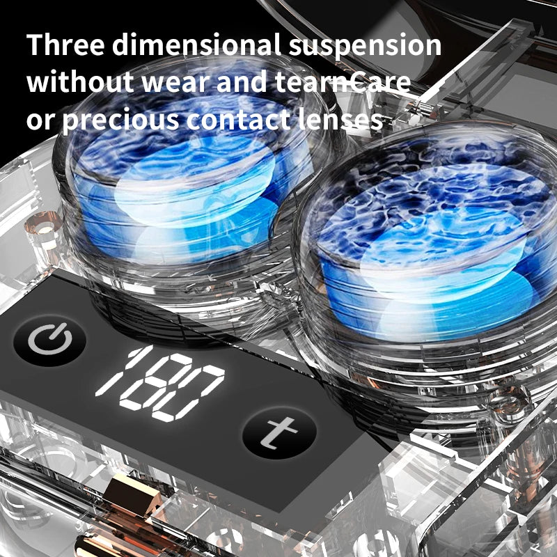 Portable Auto Fold Ultrasonic Lens Cleaner | Daily Eye Care
