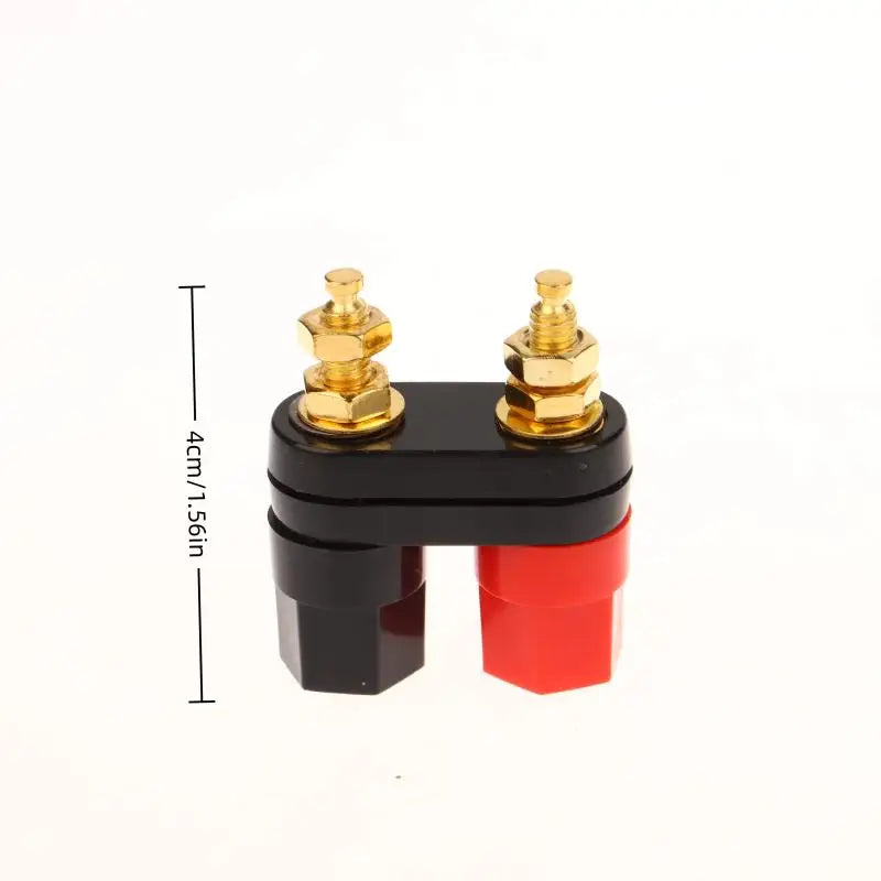 New 1/5Pcs Banana Plugs Couple Terminals Red Black Connector Amplifier Terminal Binding Post Banana Speaker Plug Jack Peaceful Pleasures Health and Wellness