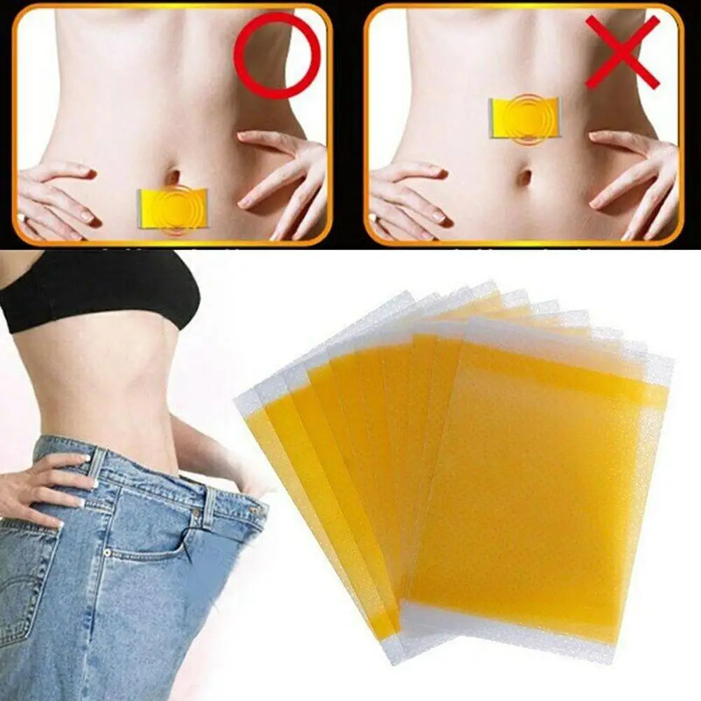 10PCS Body Shaping Patches Belly Toning Pill Fast Burning Fat Lymphatic Improve Stomach Belly Slimming Stickers for Female Male Peaceful Pleasures Health and Wellness