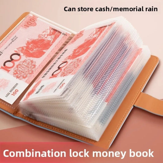 PU Leather Budget Binder with Lock | Cash Envelope Organizer Budget Binder Organizer Peaceful Pleasures Health and Wellness