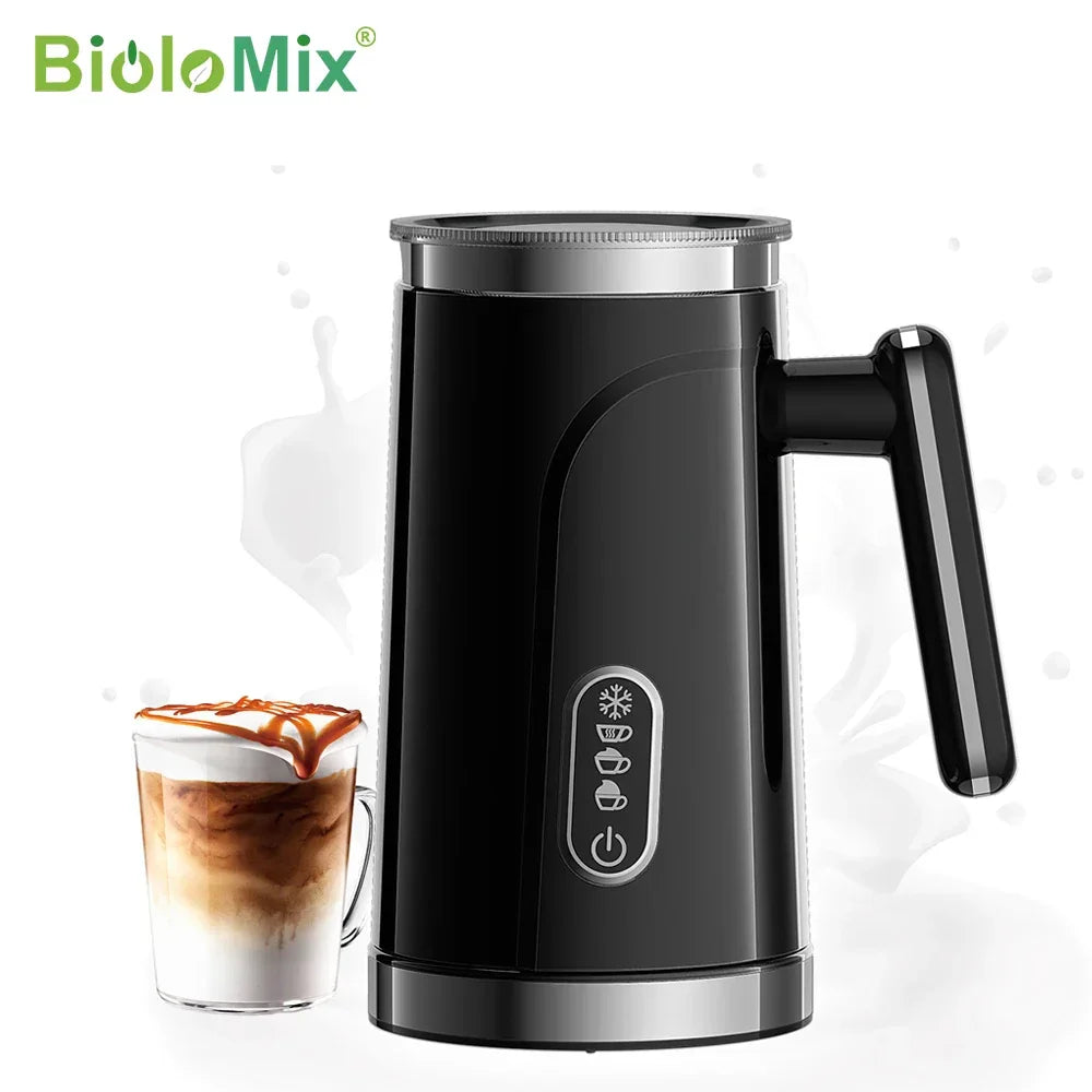 BioloMix 4-in-1 Automatic Milk Frother & Warmer 500W Milk Frother Peaceful Pleasures Health and Wellness