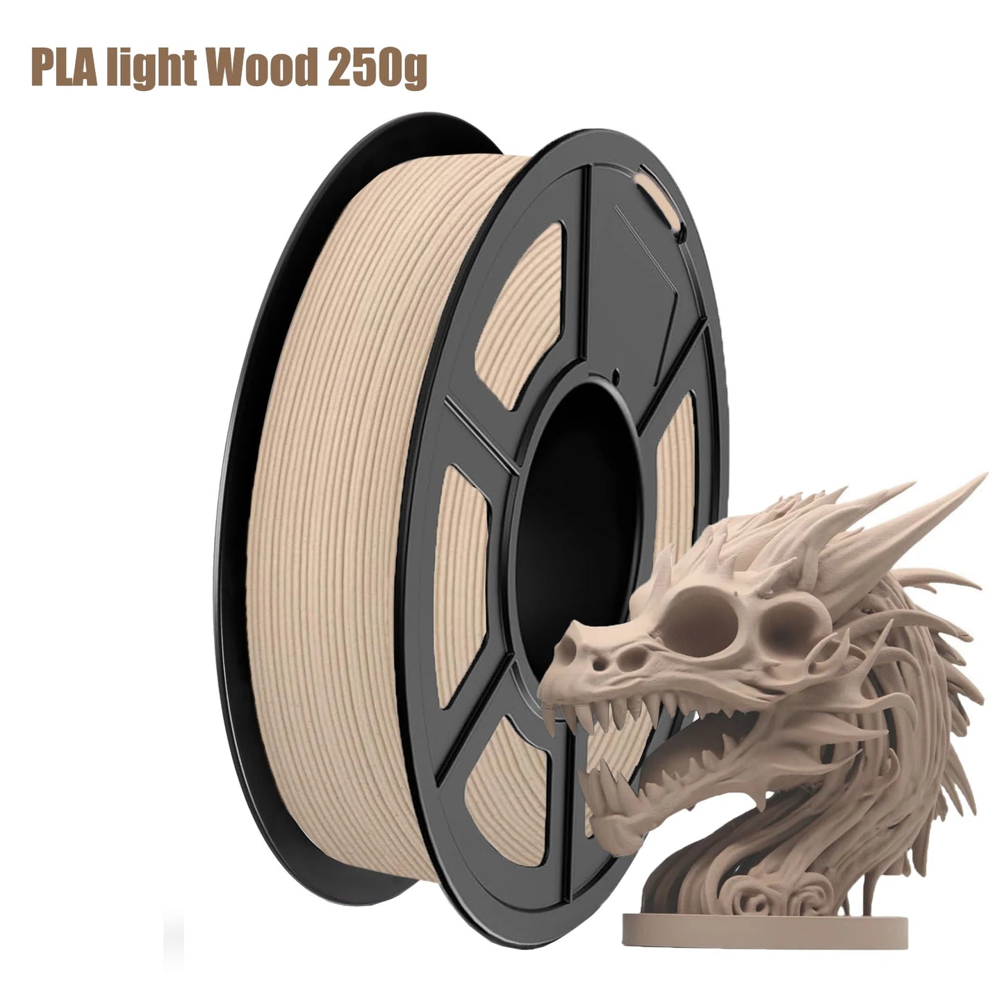 Wood Fiber PLA 3D Printer Filament Bundle 1.75mm – 4 Colors