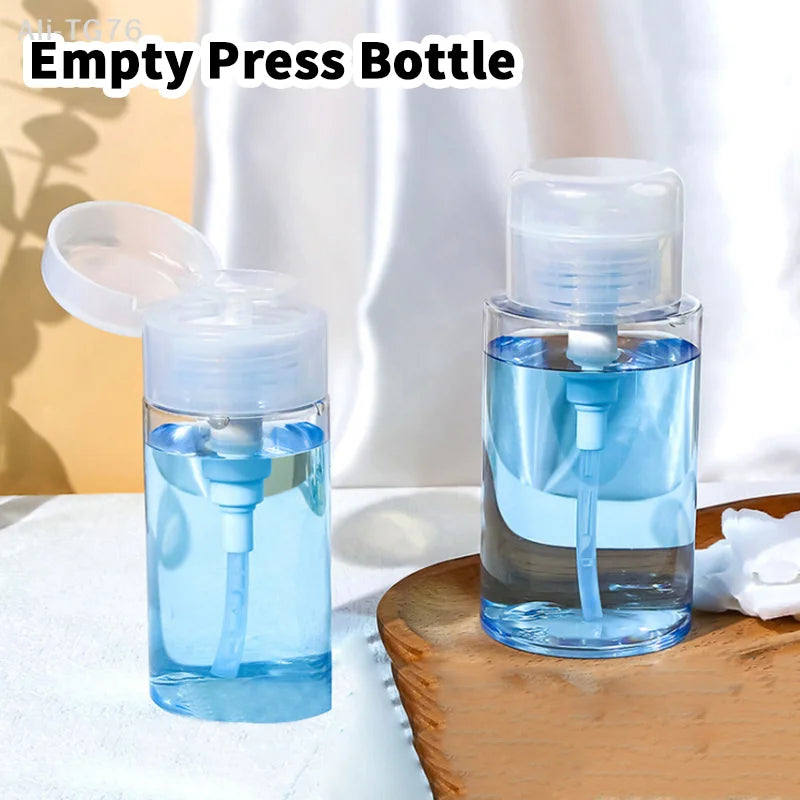 Refillable Press Pump Dispenser Bottle 100–300ml | Makeup