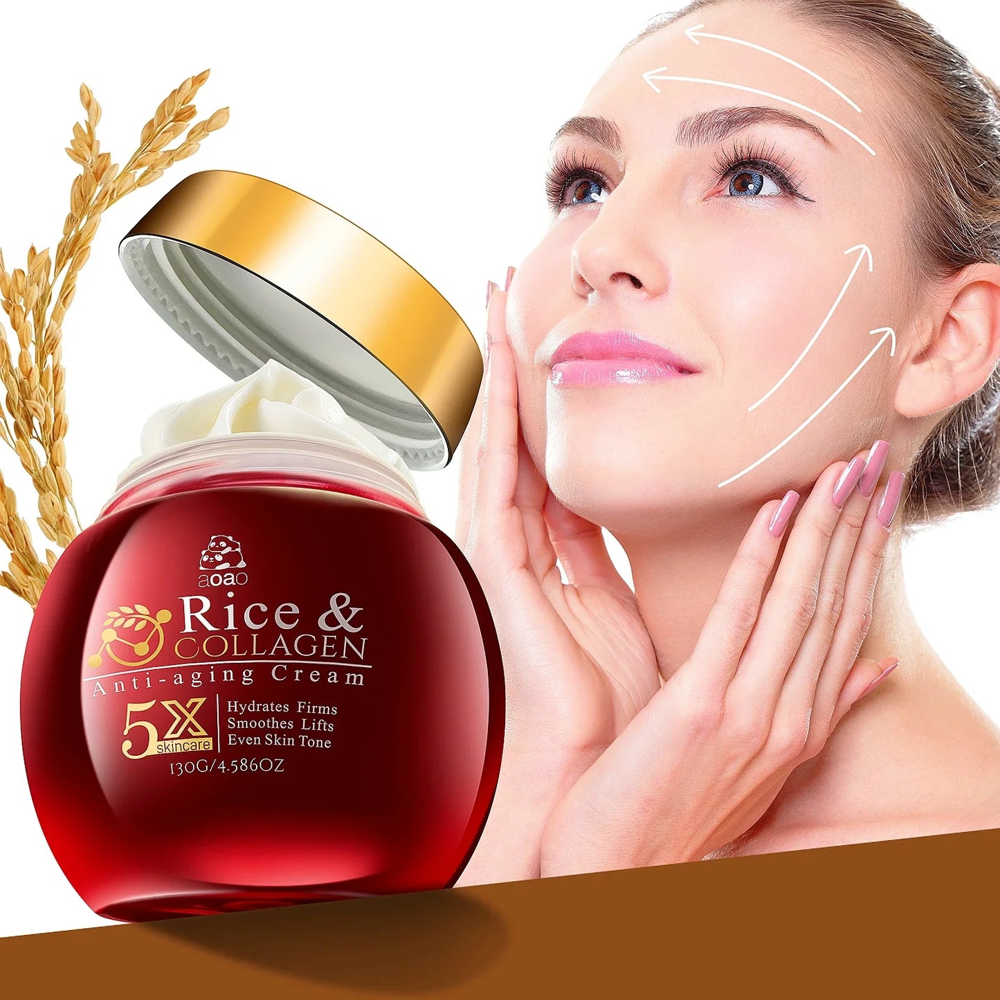 Rice Collagen Cream – Ceramides & Hyaluronic Acid Moisturizer