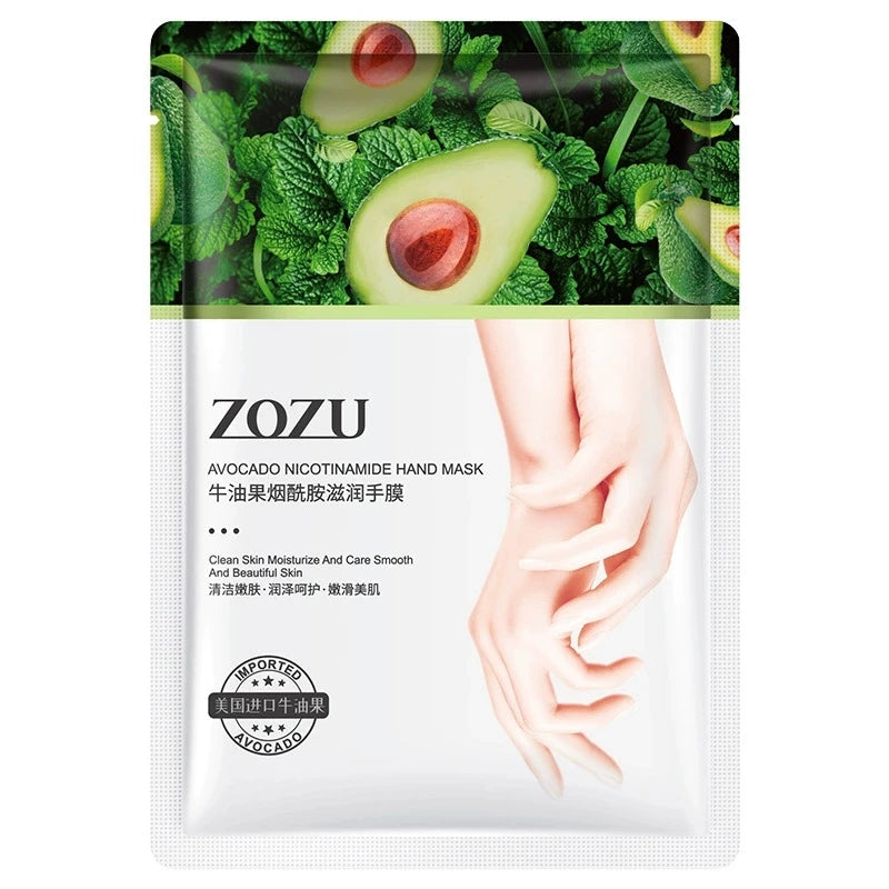 BIOAOUA Avocado Hand Mask – Moisturizing & Nourishing Gloves Moisturizing Hand Mask Peaceful Pleasures Health and Wellness