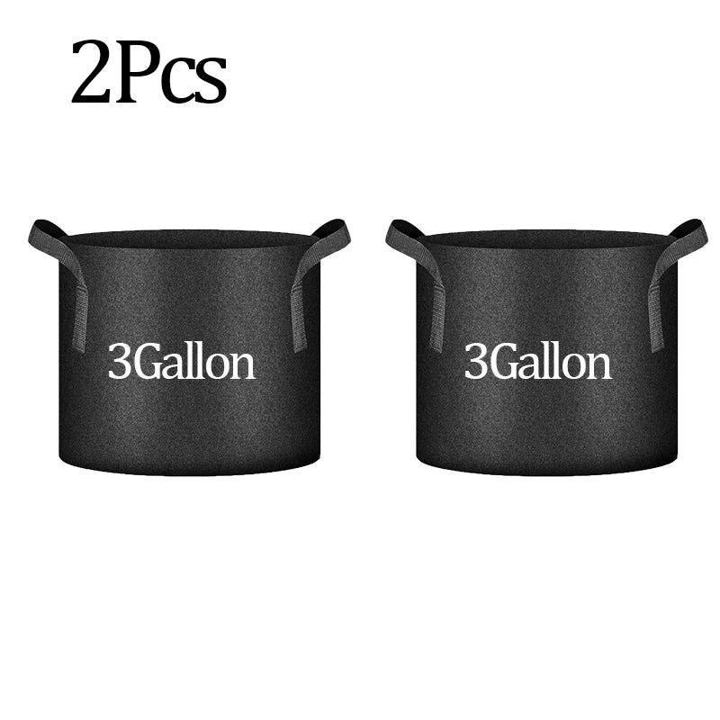 2-Pack Box-Style Tomato Planting Bags | Non-Woven Fabric Fabric Grow Bags Peaceful Pleasures Health and Wellness 2Pcs 3Gallon