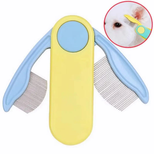 Foldable Double-Sided Flea Comb for Cats & Dogs | Portable Pet Grooming Comb Oasis Select