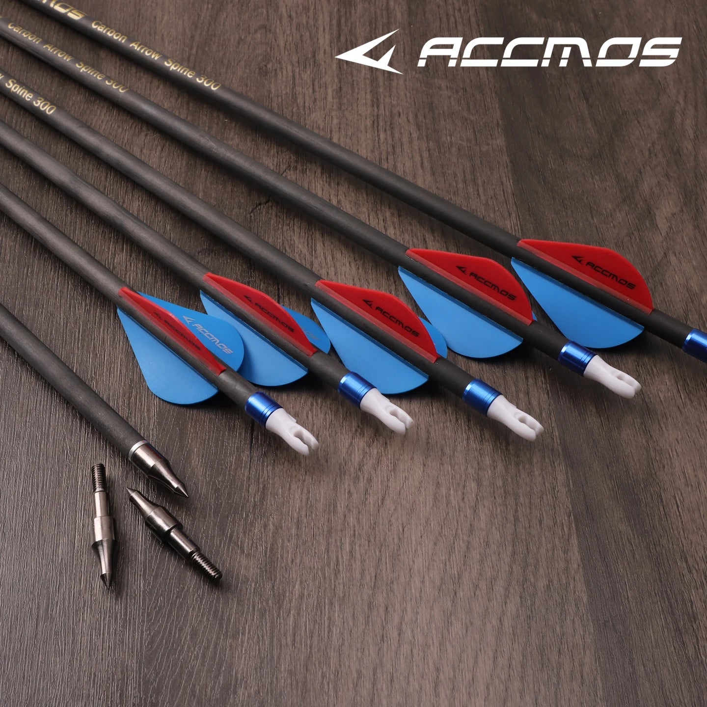 ACCMOS Arrow Pure Carbon Arrows ID4 2 6 Spine 300 1800 Rod Rubber