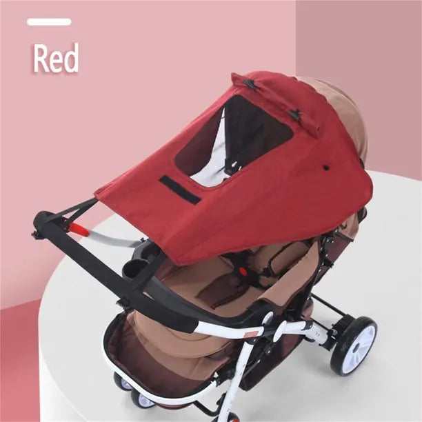 Baby Stroller Sun Shade UPF 50+ Canopy | Universal Pram Cover