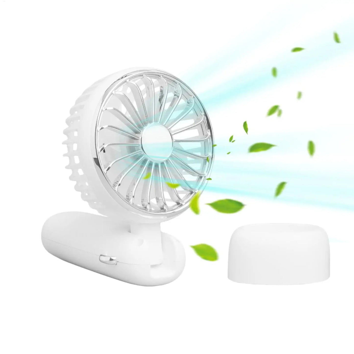 Handheld Portable Fan – Foldable 3-Speed USB Rechargeable 2000mAh