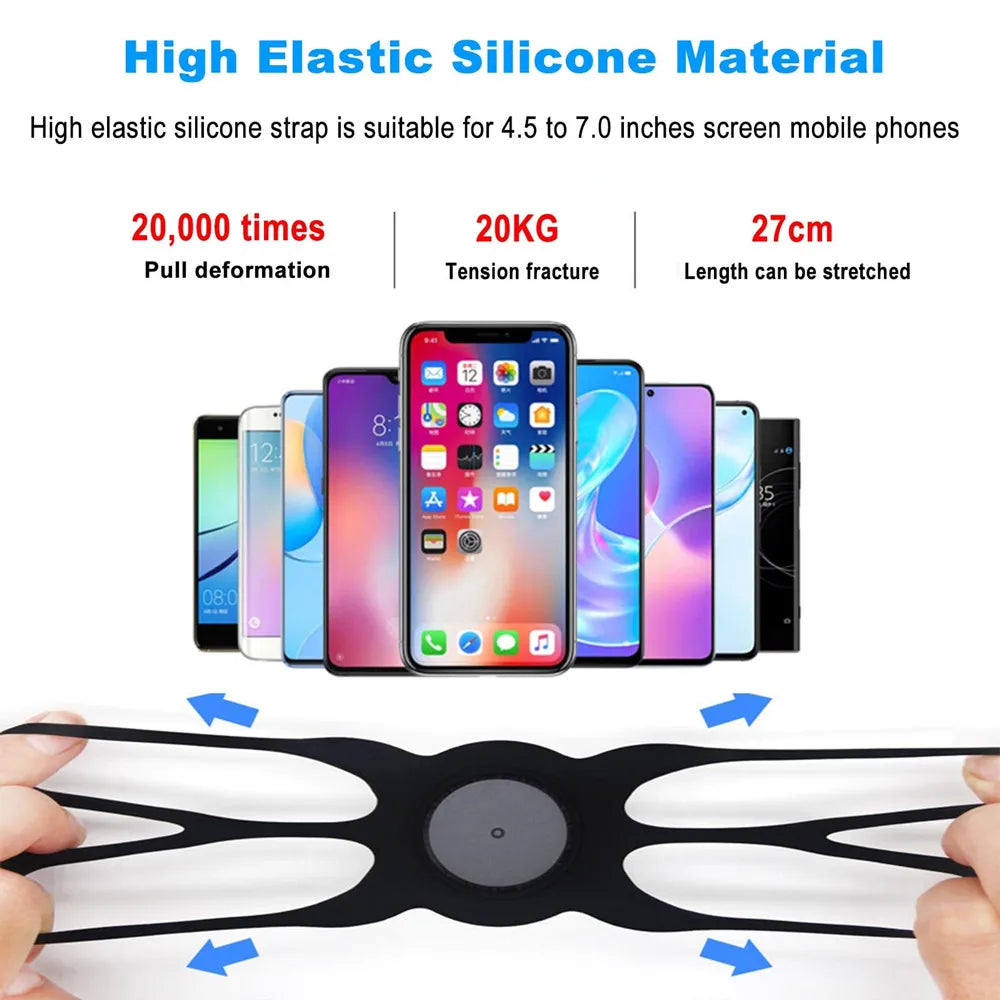 Running Armband Wristband Bracke 360 ° Rotatable Phone Holder Suitable For 4-7-inch Smartphones Card Pocket For Running Bicycles Peaceful Pleasures Health and Wellness