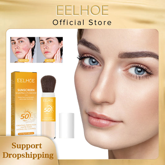 EELHOE SPF50 Sunscreen Loose Powder – Oil Control & Brighten Sunscreen Setting Powder Peaceful Pleasures Health and Wellness