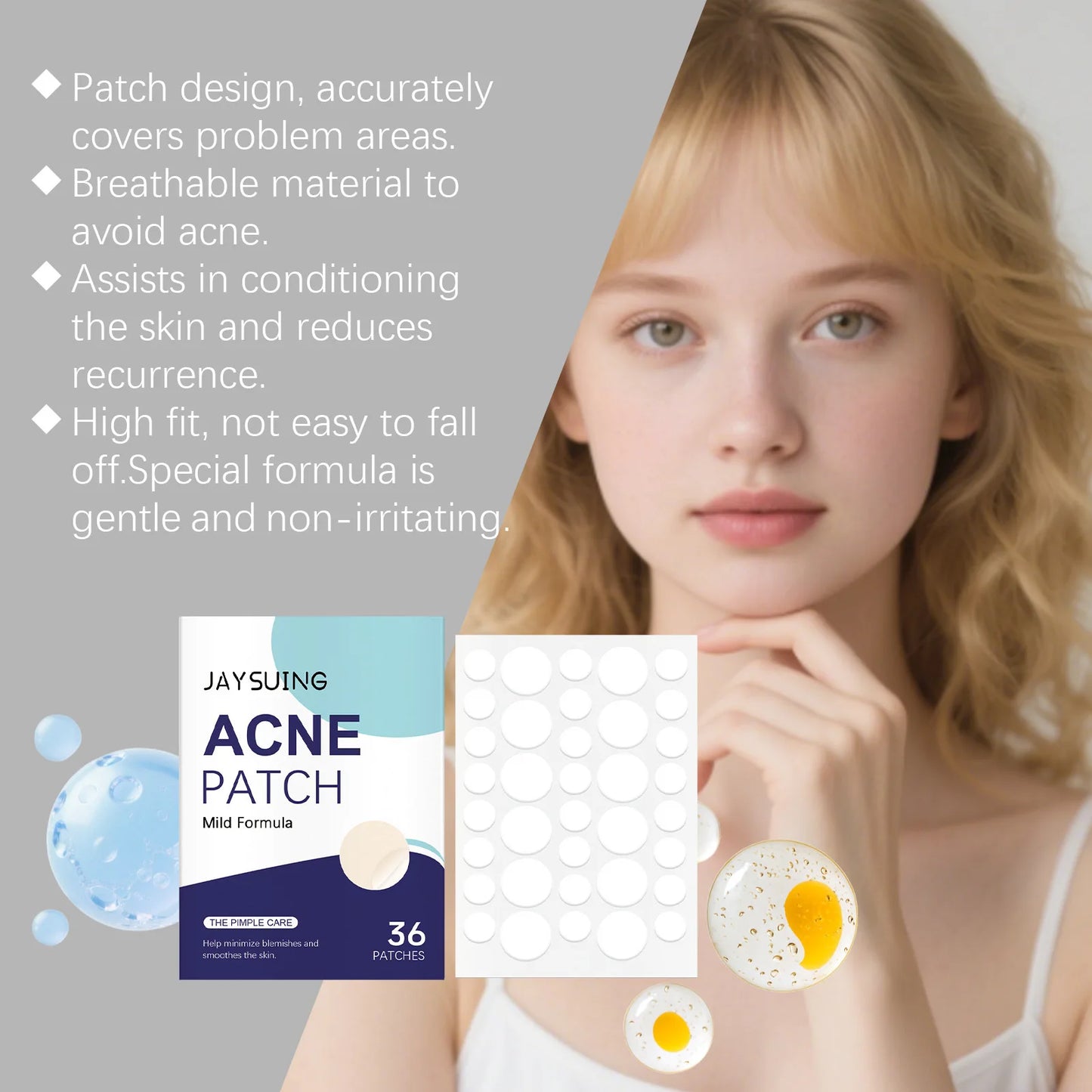 Jaysuing Pimple Patches for Blemish Control Peaceful Pleasures Health and Wellness