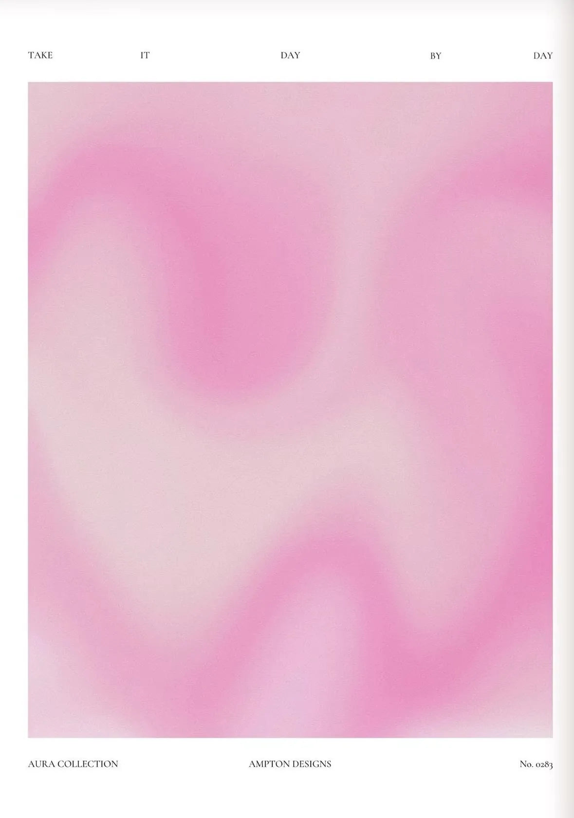 Pink Aura Butterfly Affirmation Canvas Wall Art | Bedroom Decor