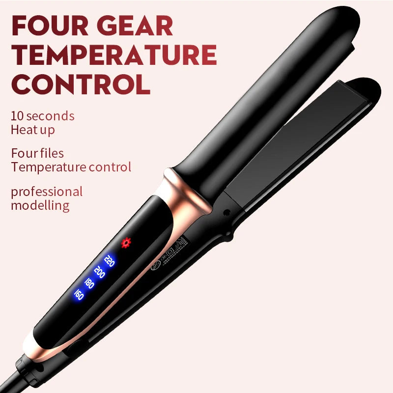 Flat Iron Hair Straightener 2 In 1 Professional Hair Straightener Hair Iron Curling Straightening Irons Peaceful Pleasures Health and Wellness