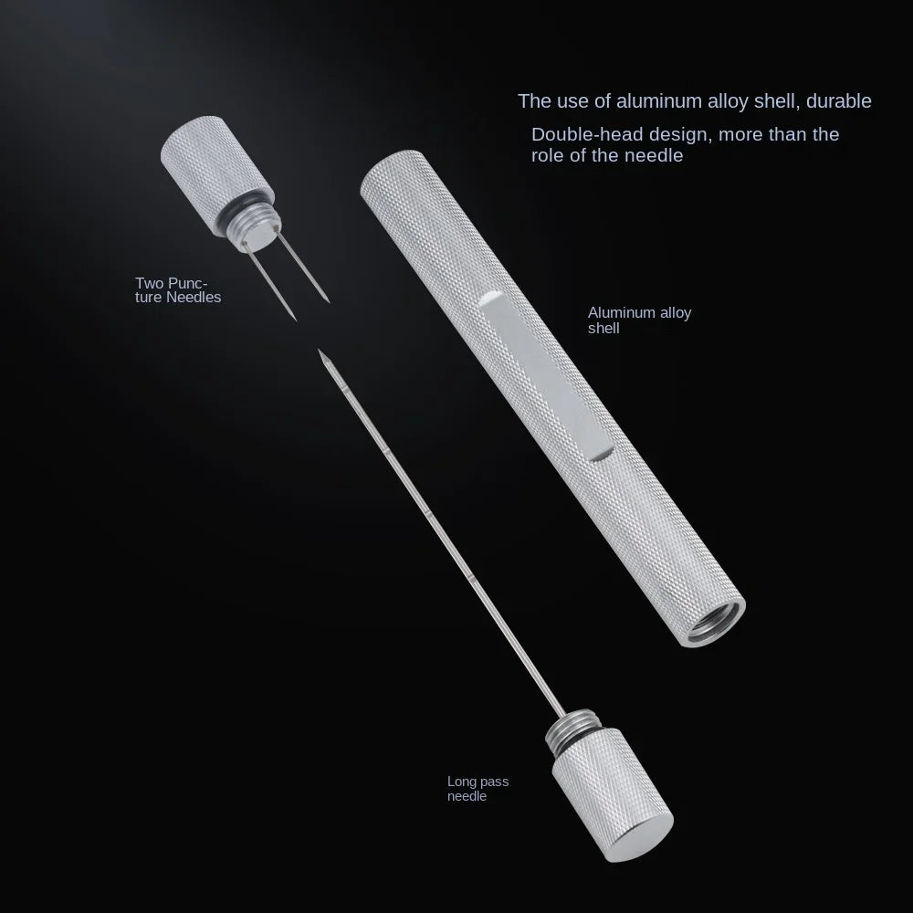 Light Weight Serrated Cigar Venting Needle Portable Unclogging Cigar Accessories Anti-scald Cigar Tray Hole Opener Drill Tool Peaceful Pleasures Health and Wellness