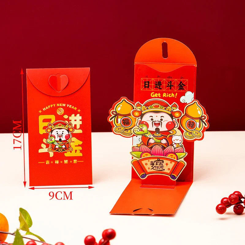 2026 Year of Horse Red Envelopes – 3D Hongbao Lucky Pockets