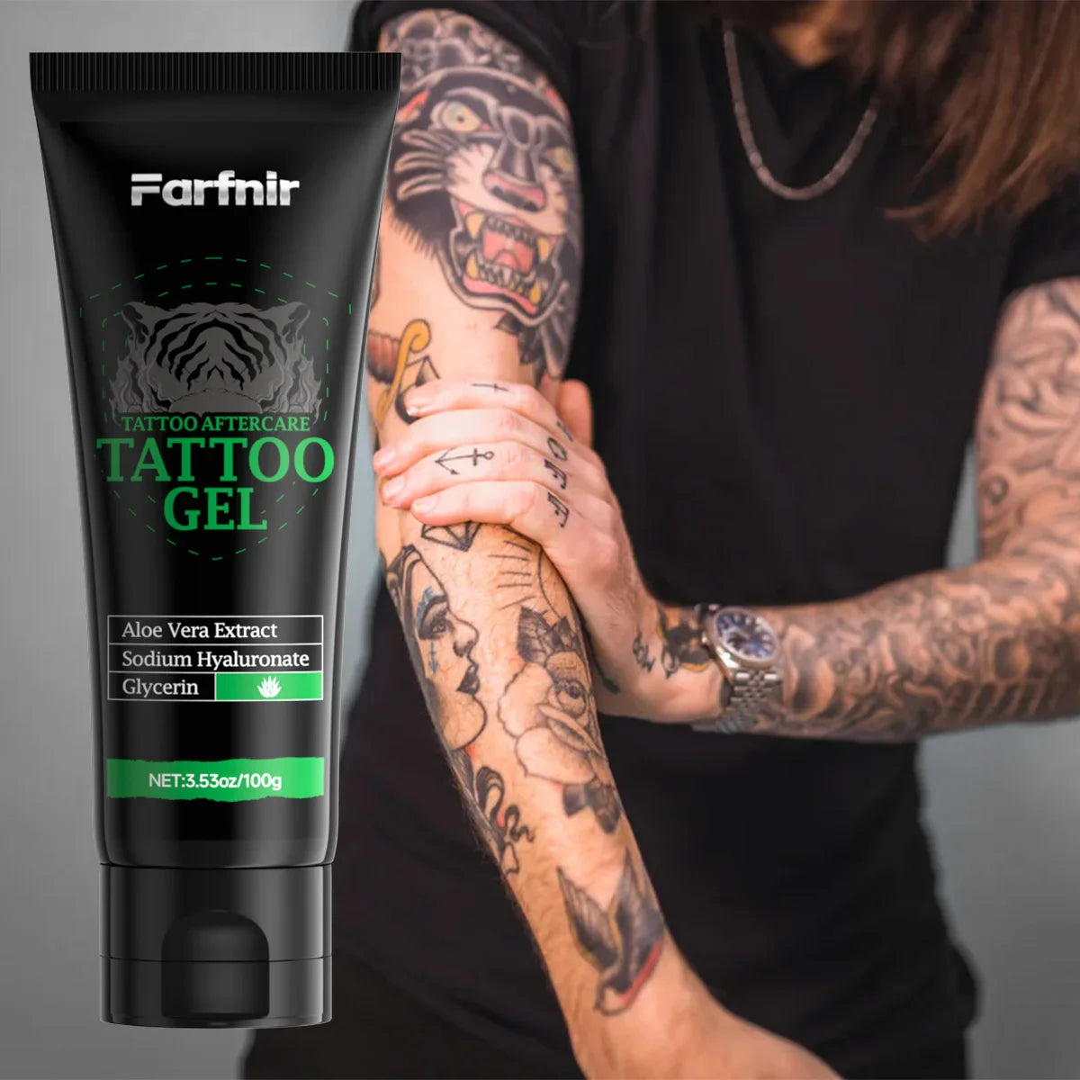 Tattoo Aftercare Moisturizing Gel – Color Fixation & Nourishing